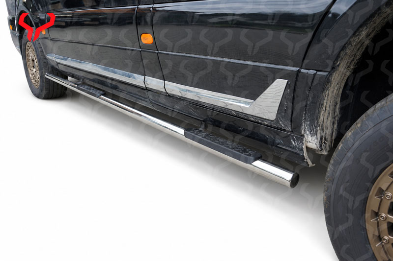 Mercedes_sprinter_stopnice_bullbars EU INOX stopnice s pohodno plastiko - Mercedes Sprinter (2006-2013) - slika 1