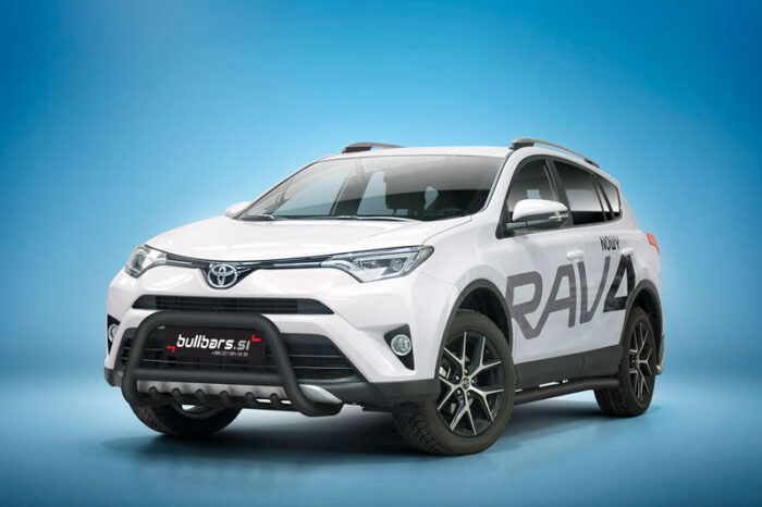 EU INOX bull bar fi70 z zaščitnimi cevkami - Toyota Rav 4 (2016-2019) - slika 2