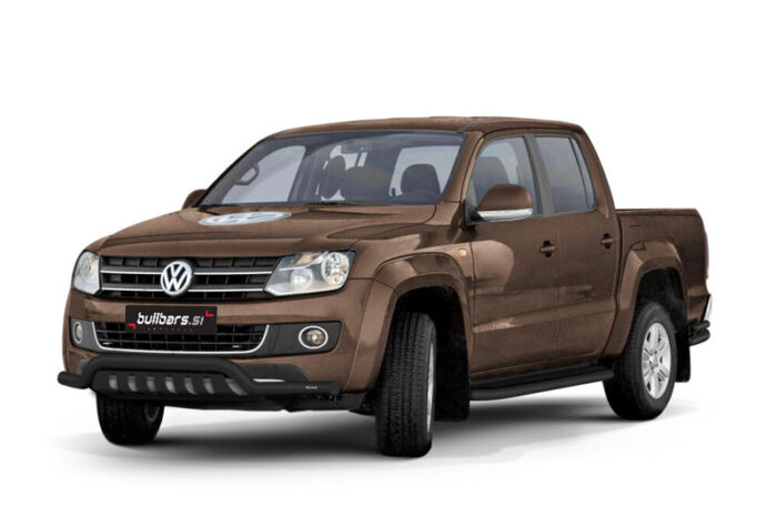 EU INOX bull bar fi70 spodaj s ploščo - Volkswagen Amarok (2010-2016) - slika 2