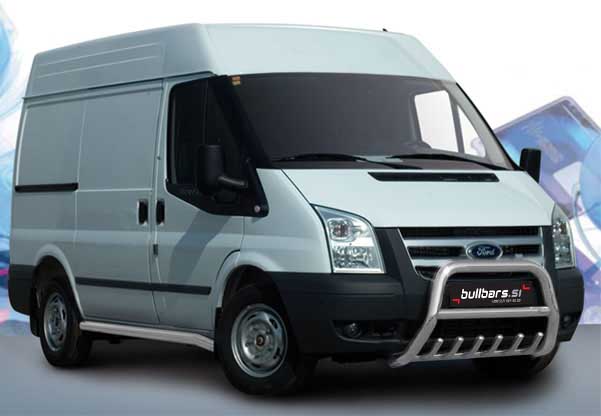 ford-transit-keson-inox-bull-bar-fi70-z-dodatnimi-cevkami.jpg EU INOX bull bar fi70 z zaščitnimi cevkami - Ford Transit Keson (2000-2014) - slika 1