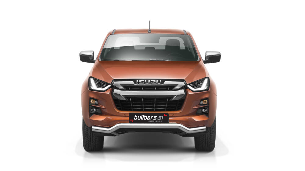 isuzu-d-max-eu-inox-bull-bar-fi70-nizek-2.jpg EU INOX bull bar fi70 nizek 2 - Isuzu D-MAX (2020-2024) - slika 1