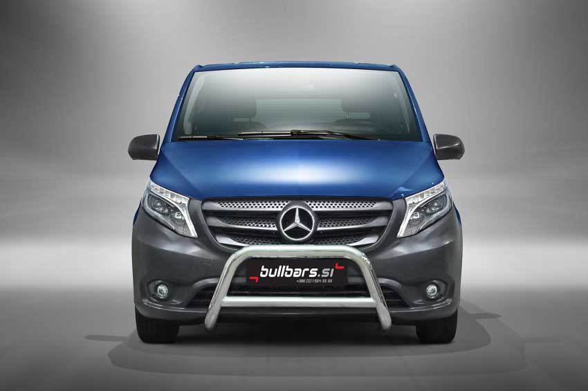 mercedes-v-razred-eu-inox-bull-bar-fi70-s-precno-c.jpg EU INOX bull bar fi70 s prečno cevjo - Mercedes V-razred (2014-2019) - slika 1