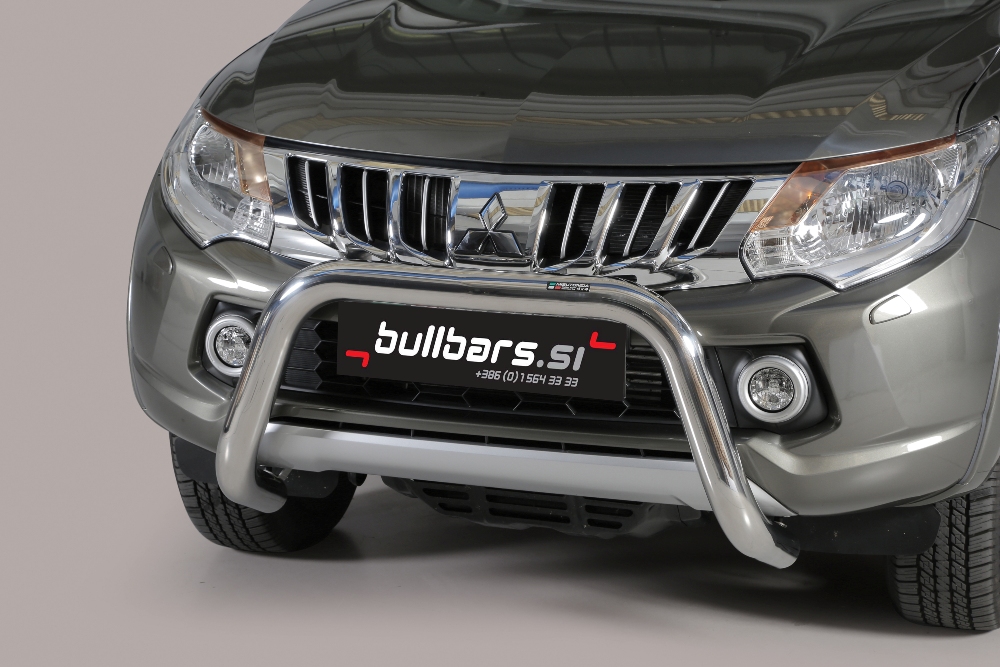 EU INOX bull bar fi76 Mitsubishi L200 (20152019) Kogovšek Trzin