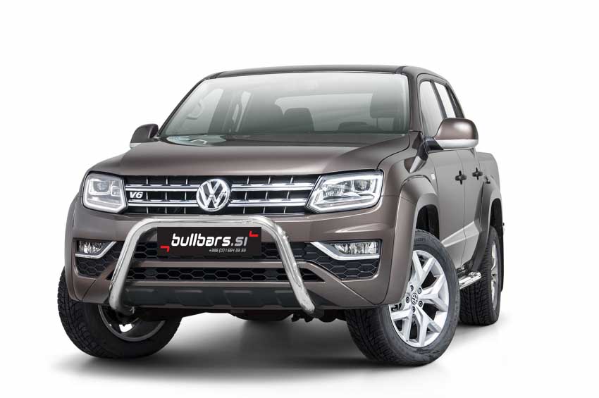 volkswagen-amarok-eu-inox-bull-bar-fi70-brez-precn-1.jpg EU INOX bull bar fi70 brez prečne cevi - Volkswagen Amarok (2016-) - slika 1