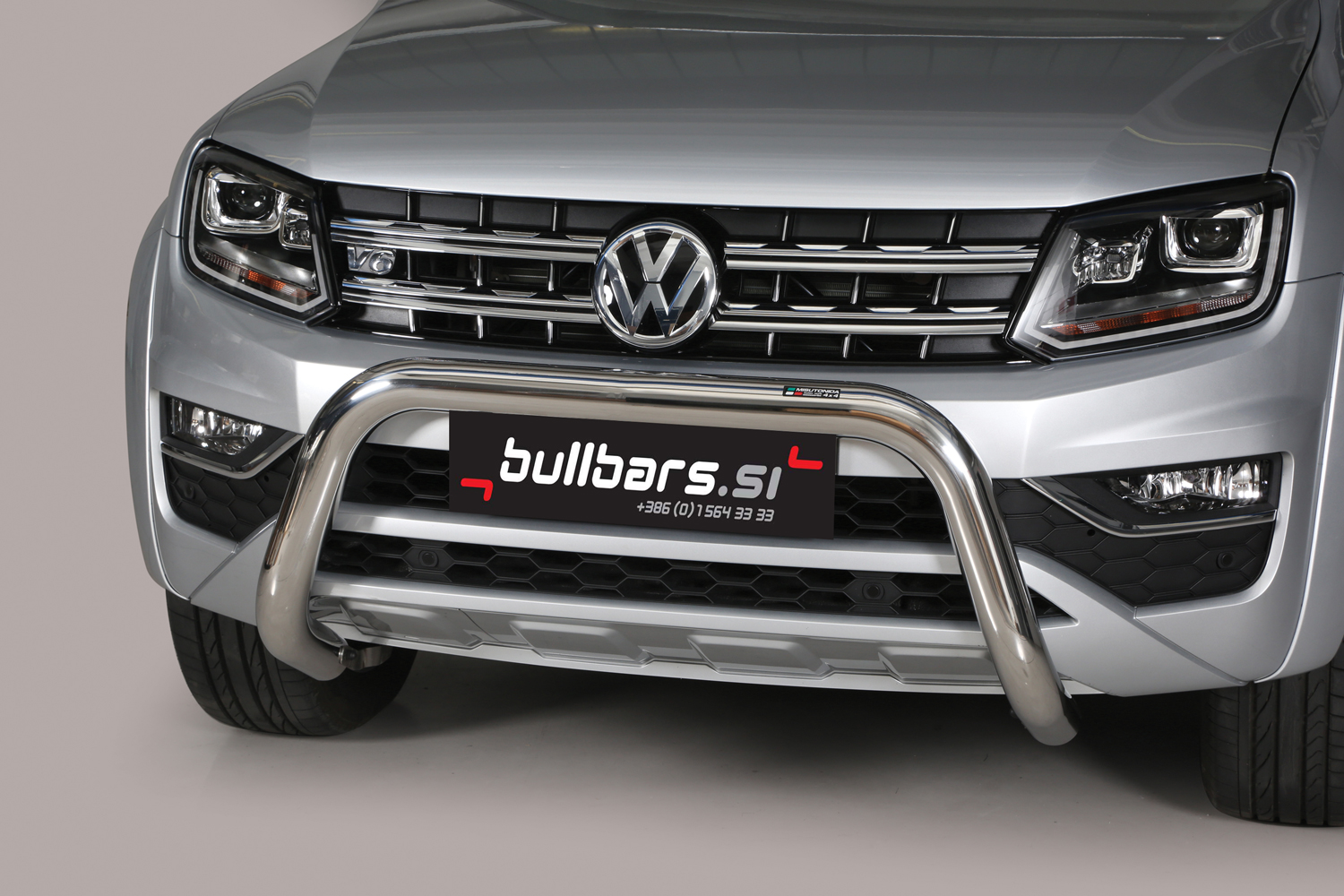 EU INOX bull bar fi76 Volkswagen Amarok (2016) Kogovšek Trzin