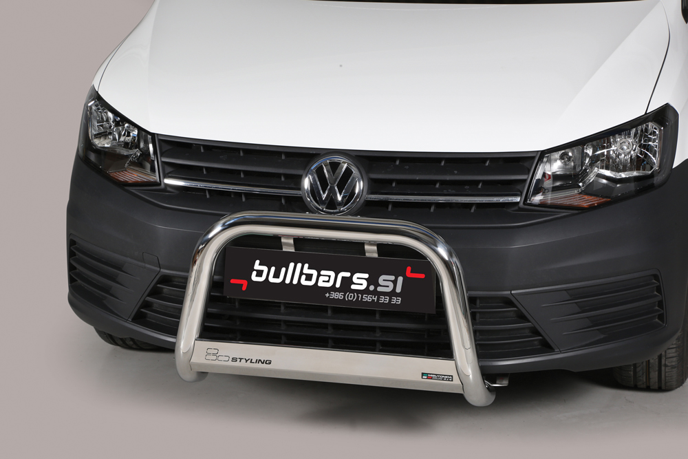 volkswagen-caddy-eu-inox-bull-bar-fi63.jpg EU INOX bull bar fi63 - Volkswagen Caddy (2015-2020) - slika 1