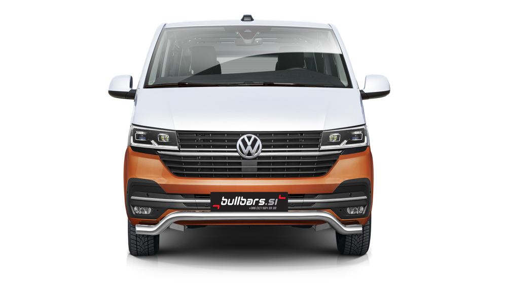 volkswagen-multivantransporter-t6-bullbar-fi70-niz.jpg Bullbar Fi70 - Nizek - Volkswagen Multivan/Transporter T6 (2019-) - slika 1