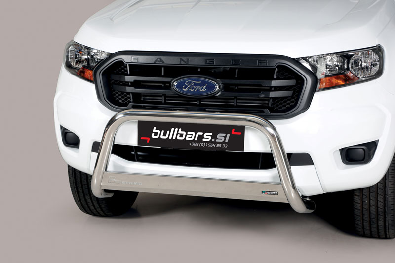 EC-MED-295-IX_01 EU INOX bull bar fi63 - Ford Ranger (2019-2022) - slika 1