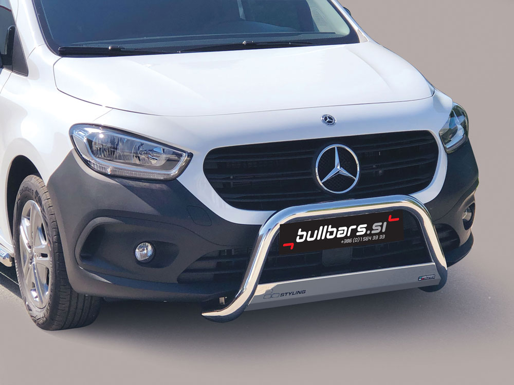 EC-MED-499-IX EU INOX bull bar fi63 - Mercedes Citan (2021-) - slika 1