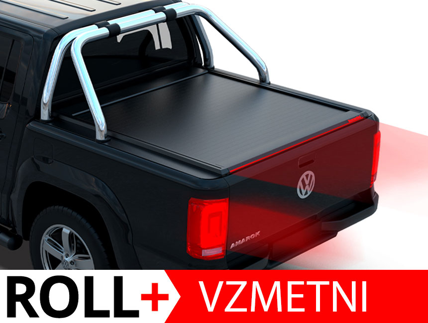 6333d242-bbcb-40ad-9101-3efd624dd198 Aluminijast rolo Roll + za vozilo z originalnim roll barom / VZMETNI / – Volkswagen Amarok (2010-2022) - slika 1
