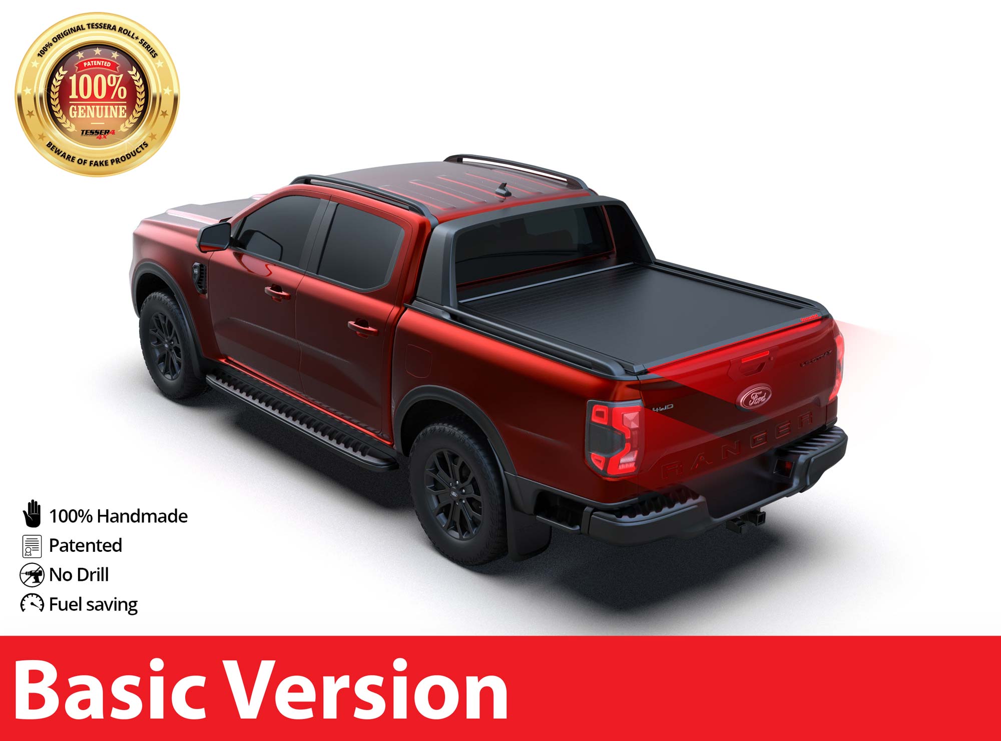 Aluminijast rolo Roll + / za opremo WILDTRAK / OSNOVNI / – Ford Ranger ...