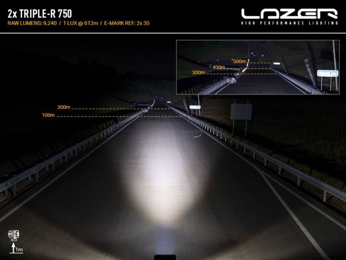 LED dolge luči LAZER Kit – Renault Trafic TRIPEL-R 750 (2023-) - slika 3