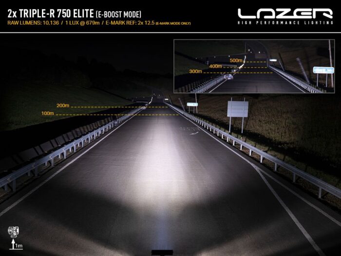 LED dolge luči LAZER Kit – Ford Ranger XLT TRIPEL-R 750 Elite (2023-) - slika 3