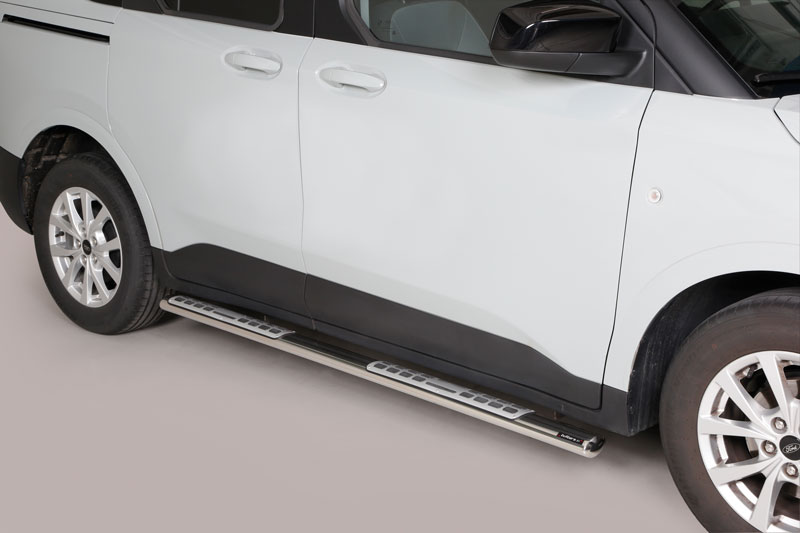 DSP-516-IX EU INOX ovalne stopnice s pohodno gumo – Ford Transit Courier (2024-) - slika 1