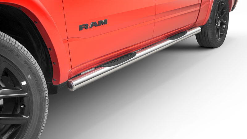 RAM1500-R1976-PR-02 EU INOX stopnice s pohodno plastiko – Dodge RAM 1500 (2019-) - slika 1