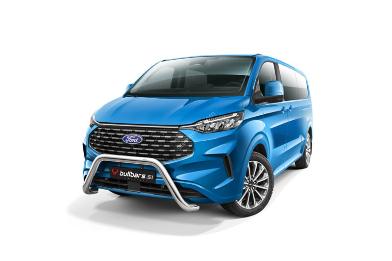 big_Orurowanie-przednie-bez-poprzeczki EU INOX bull bar fi70 – Ford Tourneo Custom (2024-) - slika 1