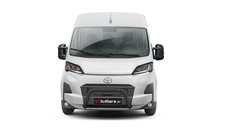 PM-H2360-03-B EU INOX bull bar fi60 brez prečne cevi / BLACK – Toyota Proace MAX (2024-) - slika 1