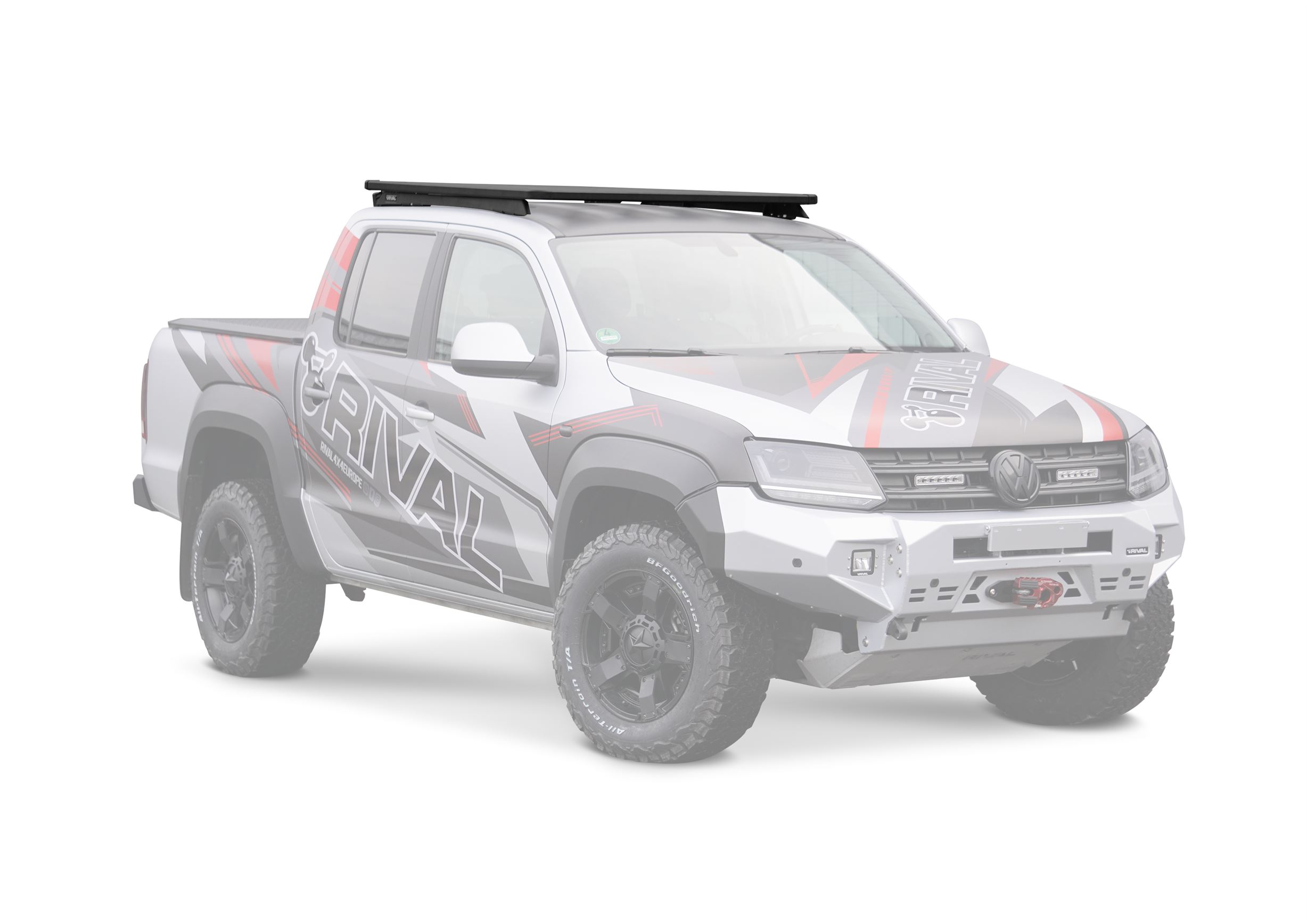 2M-5801-1 ALU strešni prtljažnik – Volkswagen Amarok (2010-2022) - slika 1