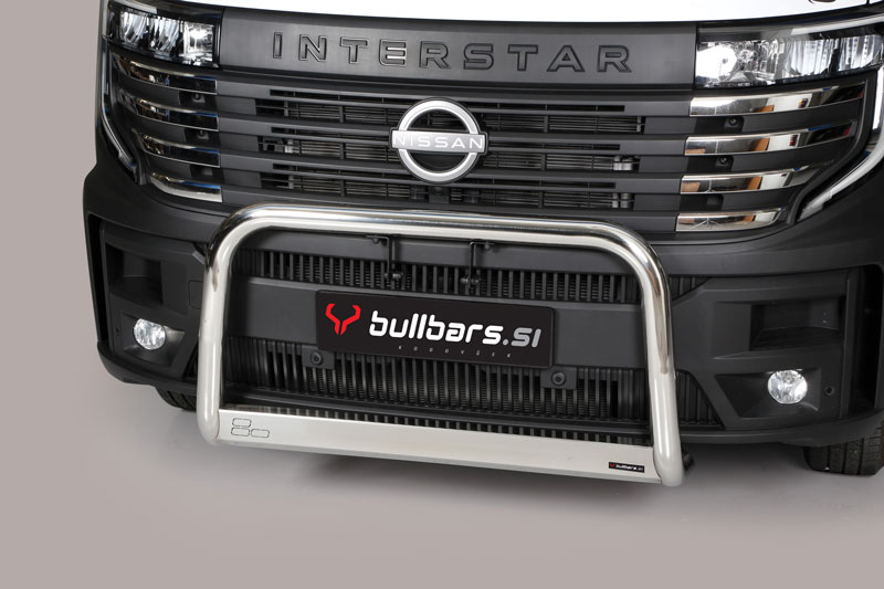 EC-MED-533-IX EU INOX bull bar fi63 – Nissan Interstar (2024-) - slika 1