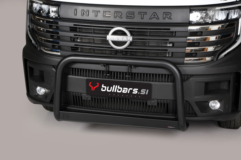 EC-MED-533-PL EU INOX bull bar fi63 / BLACK – Nissan Interstar (2024-) - slika 1