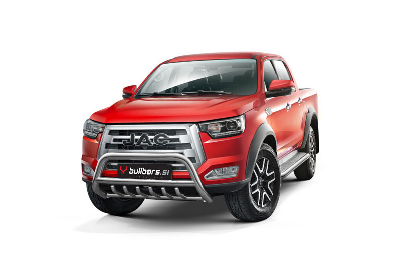 jac_t8_pro_bullbar_1 EU INOX bull bar fi70 z zaščitnimi cevkami - JAC T8 PRO (2023-) - slika 1