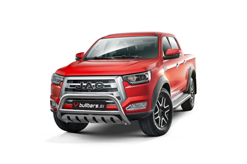jac_t8_pro_bullbar_2 EU INOX bull bar fi70 z zaščitno ploščo - JAC T8 PRO (2023-) - slika 1