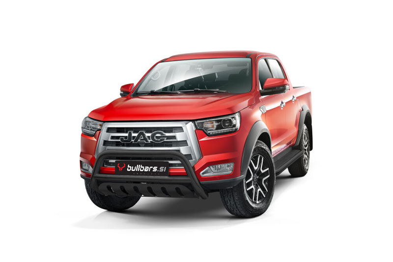 jac_t8_pro_bullbar_3 EU INOX bull bar fi70 z zaščitno ploščo / BLACK - JAC T8 PRO (2023-) - slika 1