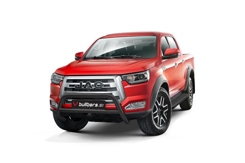 jac_t8_pro_bullbar_5 EU INOX bull bar fi70 s prečno cevjo / BLACK - JAC T8 PRO (2023-) - slika 1