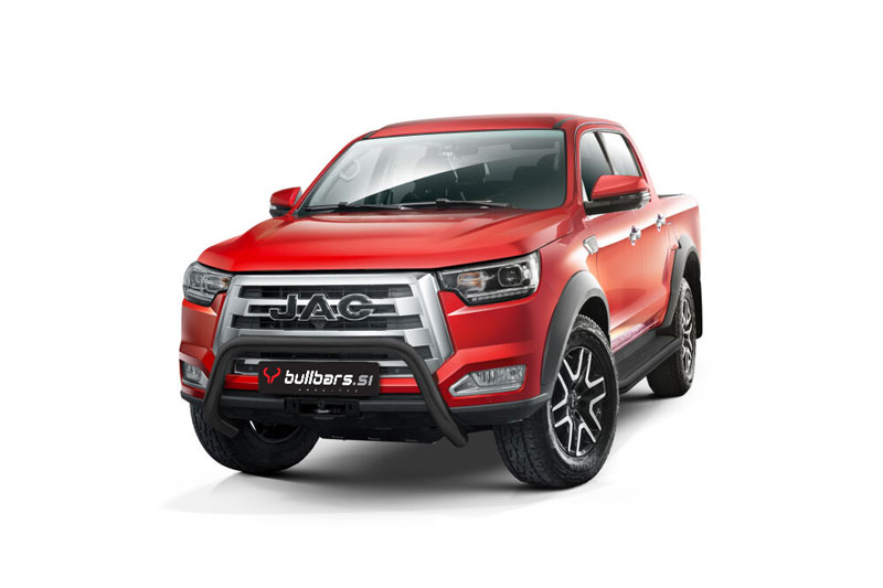jac_t8_pro_bullbar_7 EU INOX bull bar fi70 brez prečne cevi / BLACK - JAC T8 PRO (2023-) - slika 1