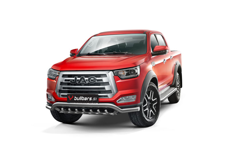 jac_t8_pro_bullbar_8 EU INOX Bull bar fi70 spodaj s cevkami – JAC T8 PRO (2023-) - slika 1