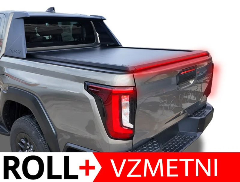 toyota_hilux_26_rolo_z_plastičnim_rollbarom_2 Aluminijast rolo Roll + / za vozila z originalnim plastičnim Roll barom / VZMETNI / – Toyota Hi lux (2026-) - slika 1