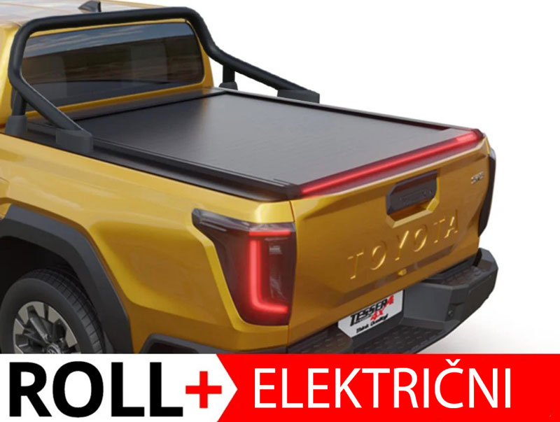 toyota_hilux_26_rolo_z_rollbar_elektricni Aluminijast rolo Roll + / za vozila z originalnim Roll barom / ELEKTRIČNI / – Toyota Hi lux (2026-) - slika 1
