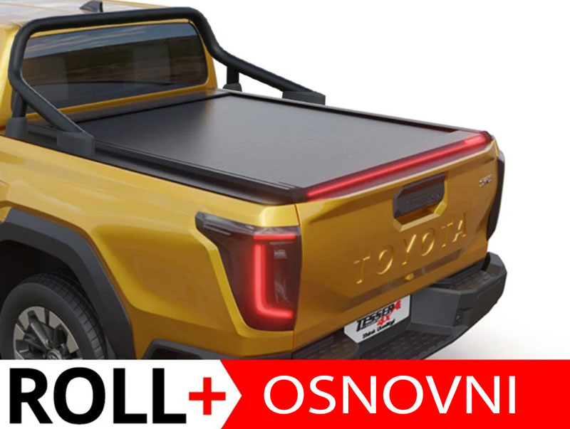 toyota_hilux_26_rolo_z_rollbar_osnovni Aluminijast rolo Roll + / za vozila z originalnim Roll barom / OSNOVNI / – Toyota Hi lux (2026-) - slika 1